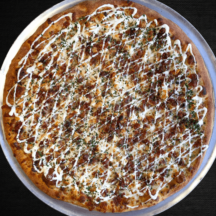 Bacon Chicken Ranch Pizza